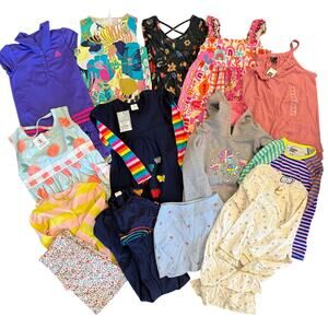 BUNDLE LOT Girls Size 5/6/7/8 Includes 15 Items Name Brands Assorted Dresses Top